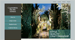 Desktop Screenshot of calpacifichomes.com